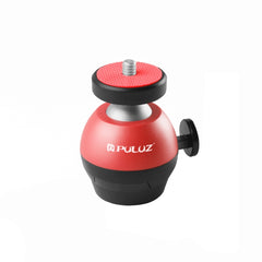 PULUZ 1/4 inch Screw Aluminum Alloy Ball Head ABS Tripod Adapter, Ball Head(Red)