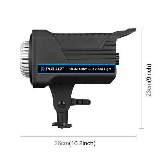 PULUZ 220V 120W Studio Video Light Dual Color Temperature Built-in Dissipate Heat System with Remote Control, 120W 2700K-6500K US Plug, 120W 2700K-6500K EU Plug, 120W 2700K-6500K UK Plug