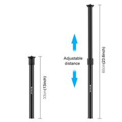 PULUZ Telescopic Extension Central Shaft Rod Monopod Holder, Rod Length: 33-60cm, Extension Rod