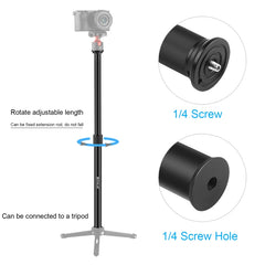 PULUZ Telescopic Extension Central Shaft Rod Monopod Holder, Rod Length: 33-60cm, Extension Rod