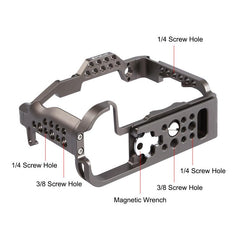 PULUZ Video Camera Cage Stabilizer for Canon EOS R5 / R5C / EOS R6 / R6 II, without Handle