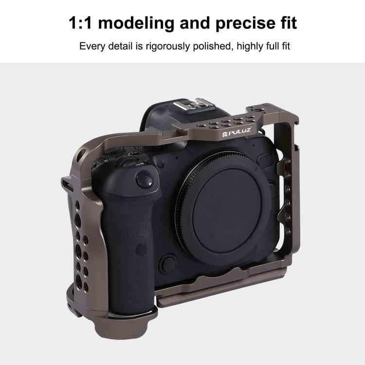PULUZ Video Camera Cage Stabilizer for Canon EOS R5 / R5C / EOS R6 / R6 II, without Handle
