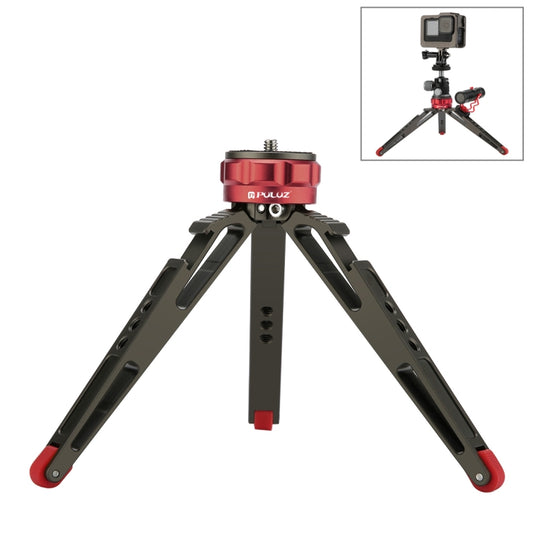 PULUZ Desktop Vlogging Live Tripod Holder with Cold Shoe Bases for DSLR & Digital Cameras, Adjustable Height: 7.5-14.5cm, Desktop Live Tripod