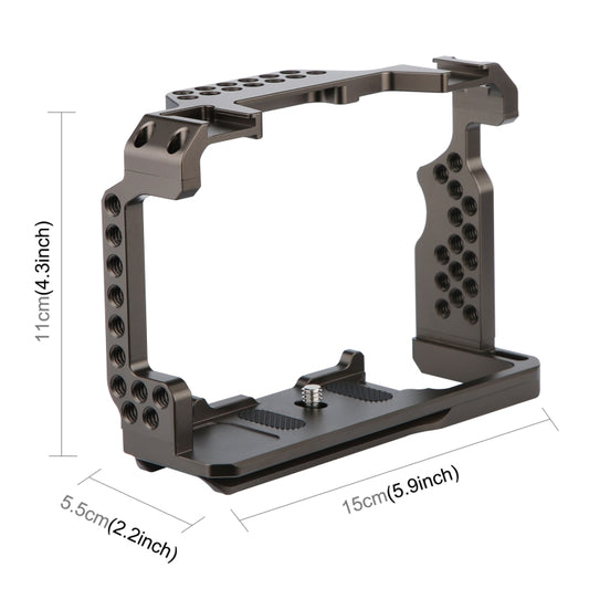 PULUZ Video Camera Cage Stabilizer for Sony A7 III & A7M3 / A7R3 & A7R III, without Handle, For Sony A7 III Cage