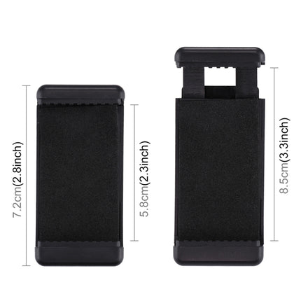 PULUZ Selfie Sticks Tripod Mount Phone Clamp with 1/4 inch Screw Hole for iPhone, Samsung, HTC, Sony, LG and other Smartphones, Sticks Tripod Clamp