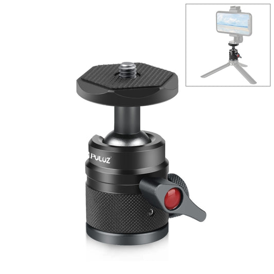 PULUZ 360 Panorama Aluminum Alloy Tripod Ball Head Adapter with Knob Lock, 360 Panorama