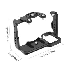 For Sony ILME-FX30 / FX3 PULUZ Metal Camera Cage Stabilizer Rig with NOTA Slider, For Sony ILME-FX30 / FX3