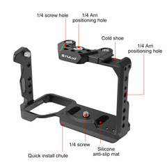 For Sony ILME-FX30 / FX3 PULUZ Metal Camera Cage Stabilizer Rig with NOTA Slider, For Sony ILME-FX30 / FX3