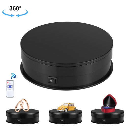 PULUZ 15cm Adjusting Speed Rotating Turntable Display Stand, Load: 3kg, 15cm Load 3kg Black, 15cm Load 3kg White