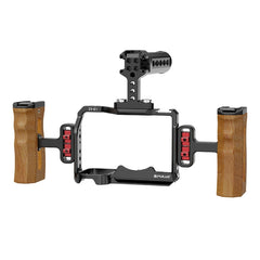 For Sony ZV-E1 PULUZ Aluminum Alloy Camera Cage Stabilizer