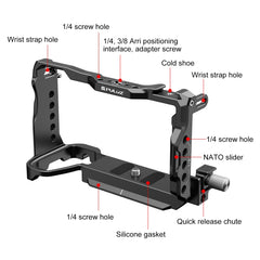 For  Sony A6700 PULUZ Metal Camera Cage Stabilizer Rig, For Sony A6700