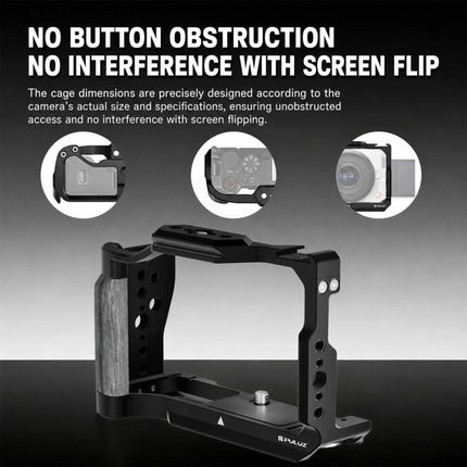 For Canon EOS R50 V PULUZ Live Streaming Camera Cage Expansion Mount Frame, For Canon EOS R50 V