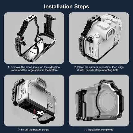 For Canon EOS R6 III PULUZ Live Streaming Camera Cage Expansion Mount Frame, For Canon EOS R6 III