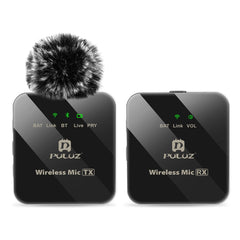 PULUZ 1 TX + 1 RX Wireless Lavalier Microphone