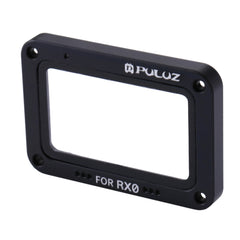 PULUZ Aluminum Alloy Flame + Tempered Glass Lens Protector for Sony RX0 / RX0 II, with Screws and Screwdrivers, Front Flame Black, Front Flame Red