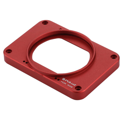 PULUZ Aluminum Alloy Front Panel + 37mm UV Filter Lens + Lens Sunshade for Sony RX0 / RX0 II, with Screws and Screwdrivers