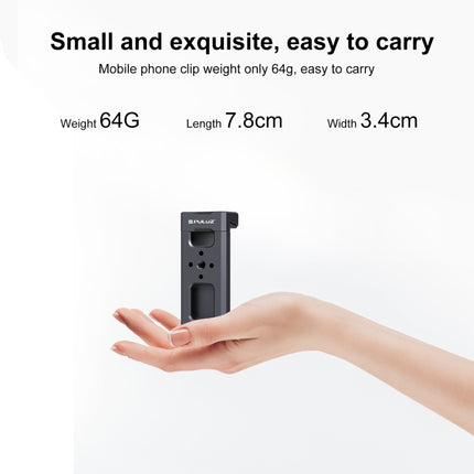 Soporte de abrazadera para teléfono de aleación de aluminio para zapatos fríos PULUZ