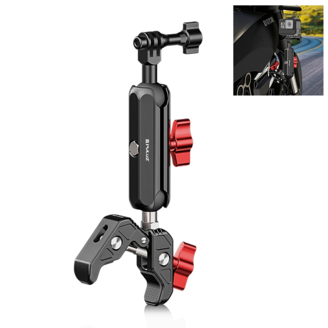 PULUZ Motorrad-Lenkerkrabbenklemme Magic Arm Rod Mount, Krabbenklemme