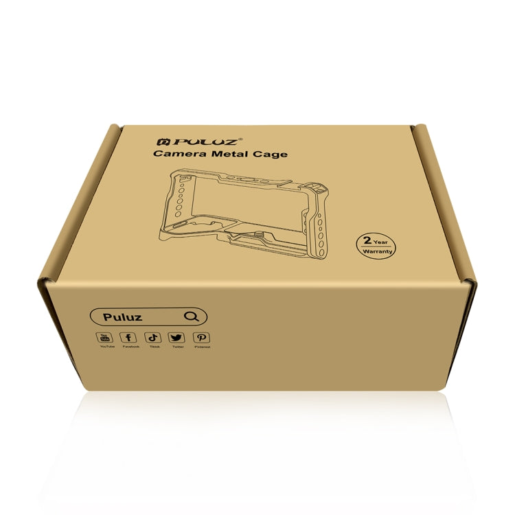 For Sony ILCE-A7CM2 / Alpha 7C II / Alpha 7CR PULUZ Metal Camera Cage Stabilizer Rig