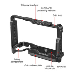 For Sony ZV-E10 II PULUZ Metal Camera Cage Stabilizer Rig, For Sony ZV-E10 II / ZV-E10M2