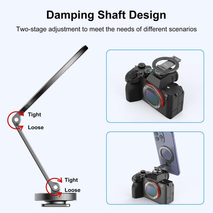 Foldable MagSafe Magnet Cold Shoe On-Camera Phone Mount, Cold Shoe Mount