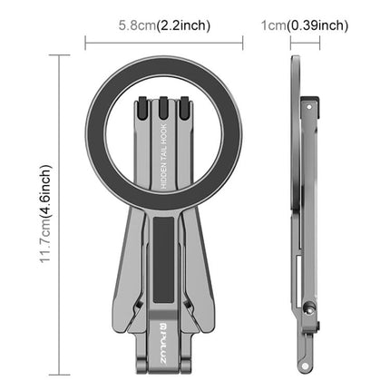 Foldable MagSafe Magnet Tripod Desk Phone Mount Handle Bracket