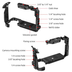 For Sony Sony Cinema Line FX2 / ILME-FX2B PULUZ Metal Camera Cage Stabilizer Rig