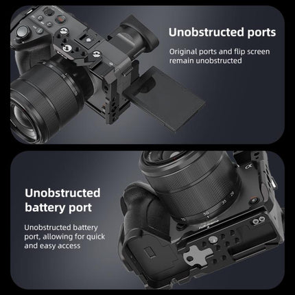 For Sony Sony Cinema Line FX2 / ILME-FX2B PULUZ Metal Camera Cage Stabilizer Rig, For Sony Cinema Line FX2 Cage