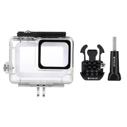 PULUZ 45m Underwater Waterproof Housing Diving Case for GoPro HERO7 Silver / HERO7 White, with Buckle Basic Mount & Screw, For HERO7