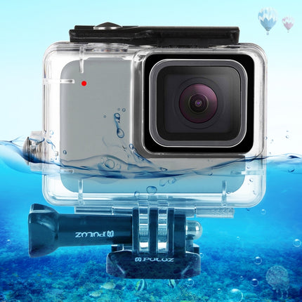 PULUZ 45m Underwater Waterproof Housing Diving Case for GoPro HERO7 Silver / HERO7 White, with Buckle Basic Mount & Screw, For HERO7