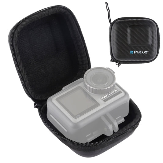 Minibolsa de almacenamiento portátil de fibra de carbono PULUZ, PULUZ para DJI OSMO Action