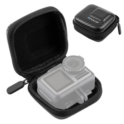Minibolsa de almacenamiento portátil de fibra de carbono PULUZ, PULUZ para DJI OSMO Action