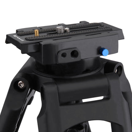 PULUZ Quick Release Clamp Adapter + Quick Release Plate for  DSLR & SLR Cameras, QR Plate Black