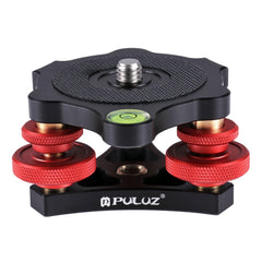 PULUZ Aluminum Alloy Adjustment Dials Leveling Base Ball Head for Camera Tripod Head, Leveling Base