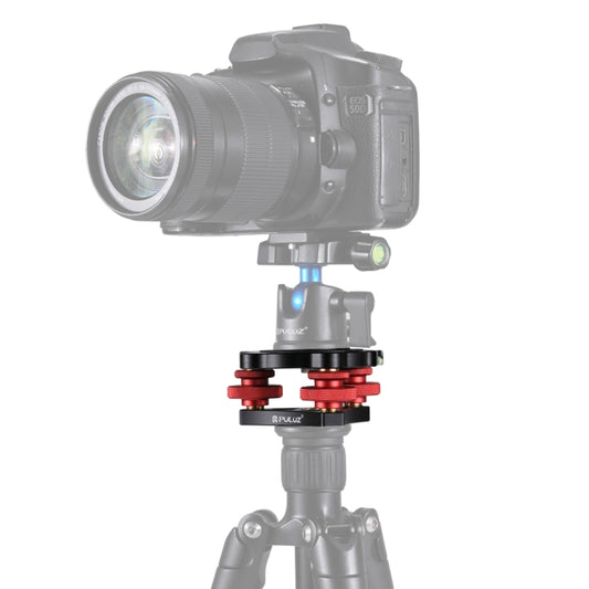 PULUZ Aluminum Alloy Adjustment Dials Leveling Base Ball Head for Camera Tripod Head, Leveling Base