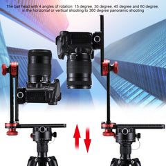 PULUZ 720 Degree Panoramic Aluminum Alloy Ball Head Quick Release Plate Kits, Big Size