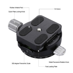 PULUZ Schnellwechselplatte aus Aluminiumlegierung für Panoramakopf