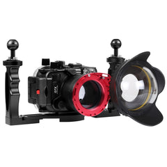 PULUZ Aluminum Alloy 67mm to 67mm Swing Wet-Lens Diopter Adapter Mount for DSLR Underwater Diving Housing