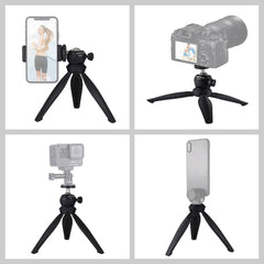 PULUZ 20cm Pocket Plastic Tripod Mount with 360 Degree Ball Head for Smartphones, GoPro, DSLR Cameras, 20cm Tripod