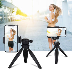 PULUZ 20cm Pocket Plastic Tripod Mount with 360 Degree Ball Head for Smartphones, GoPro, DSLR Cameras, 20cm Tripod