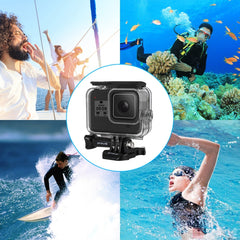 PULUZ 60m Underwater Depth Diving Case Waterproof Camera Housing for GoPro HERO8 Black, For GoPro HERO8 Black