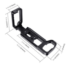 PULUZ 1/4 inch Vertical Shoot Quick Release L Plate Bracket Base Holder for Sony A9 (ILCE-9) / A7 III/ A7R III, For Sony A9 (Black), For Sony A9 (Blue), For Sony A9 (Red)