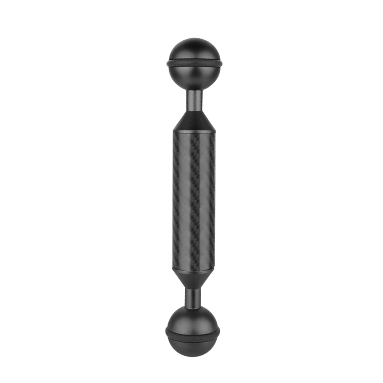 PULUZ 5 inch 13cm Length 20.8mm Diameter Dual Balls Carbon Fiber Floating Arm, Ball Diameter: 25mm