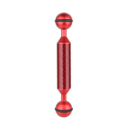 PULUZ 5 inch 13cm Length 20.8mm Diameter Dual Balls Carbon Fiber Floating Arm, Ball Diameter: 25mm, 5 inch Red, 5 inch Black, 5 inch Blue