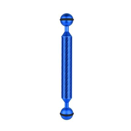 PULUZ  7 inch 18cm Length 20.8mm Diameter Dual Balls Carbon Fiber Floating Arm, Ball Diameter: 25mm, 7 inch Black, 7 inch Blue, 7 inch Red