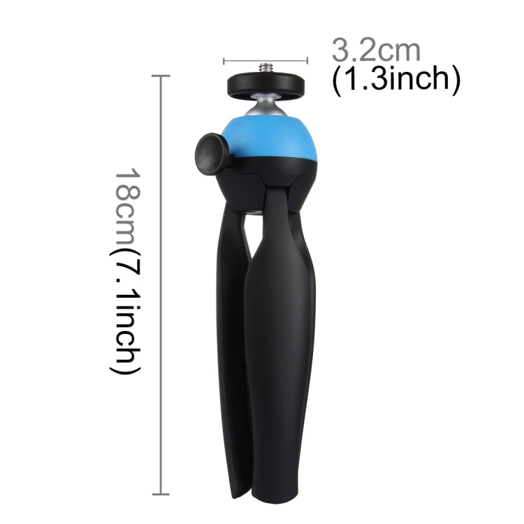 PULUZ Pocket Mini Tripod Mount with 360 Degree Ball Head & Phone Clamp for Smartphones, Tripod + Clamp