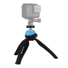 PULUZ Pocket Mini Tripod Mount with 360 Degree Ball Head & Phone Clamp for Smartphones, Tripod + Clamp