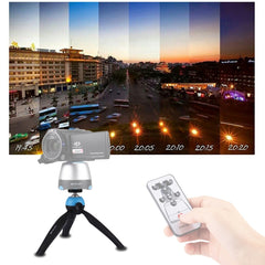 PULUZ Pocket Mini Tripod Mount with 360 Degree Ball Head & Phone Clamp for Smartphones, Tripod + Clamp