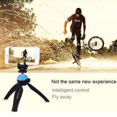 PULUZ Pocket Mini Tripod Mount with 360 Degree Ball Head & Phone Clamp for Smartphones, Tripod + Clamp