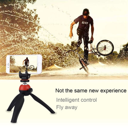 PULUZ Pocket Mini Tripod Mount with 360 Degree Ball Head & Phone Clamp for Smartphones, Tripod + Clamp